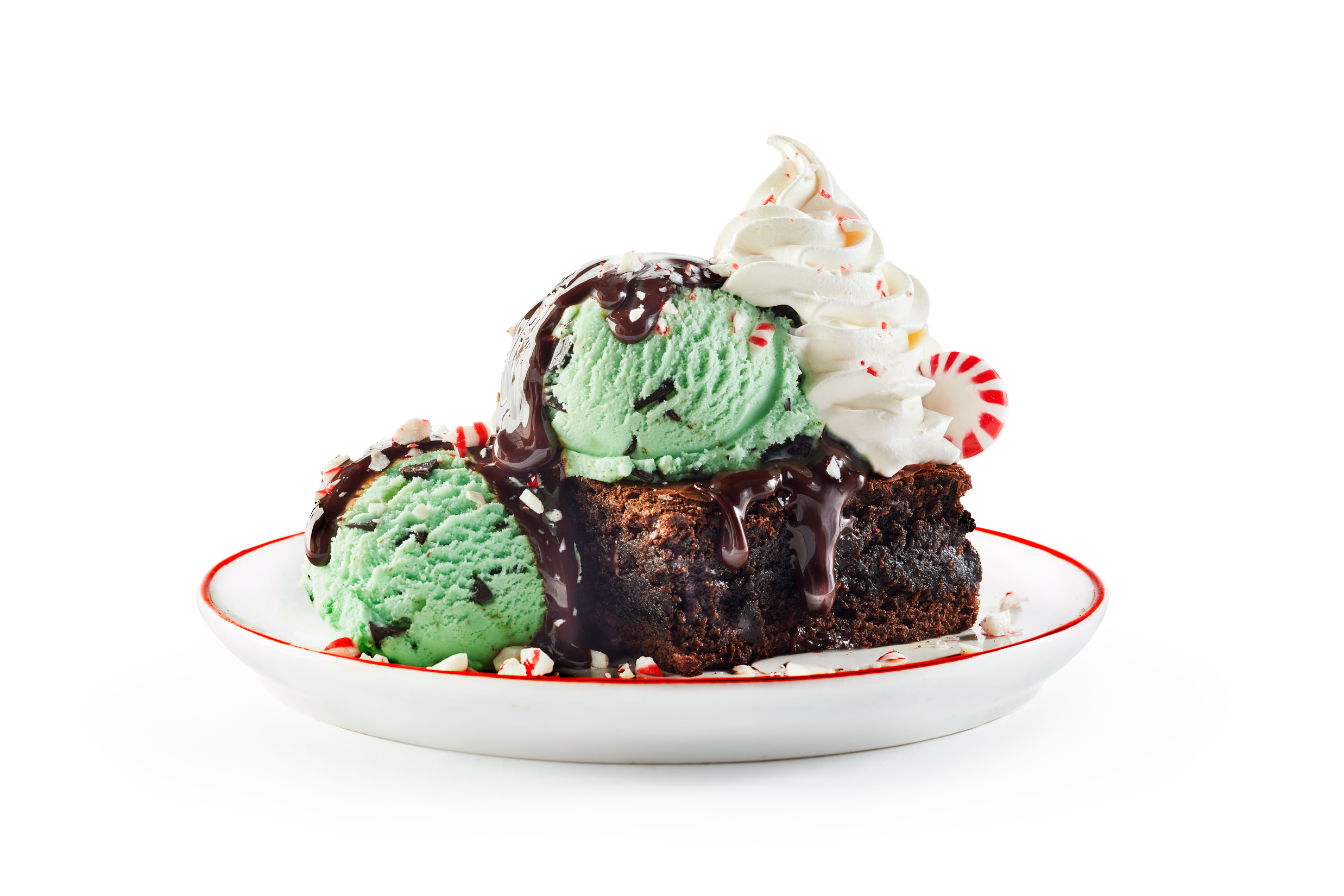 DreyersMintChocolateChipandBrownieSundae